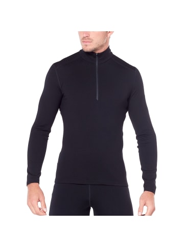icebreaker Longsleeve 260 Tech Half Zip in Schwarz