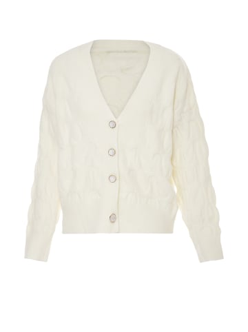 faina Cardigan in Wollweiss