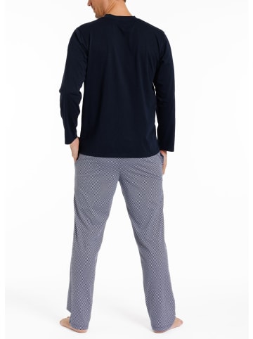 Haasis Bodywear Pyjama in navy/weiß