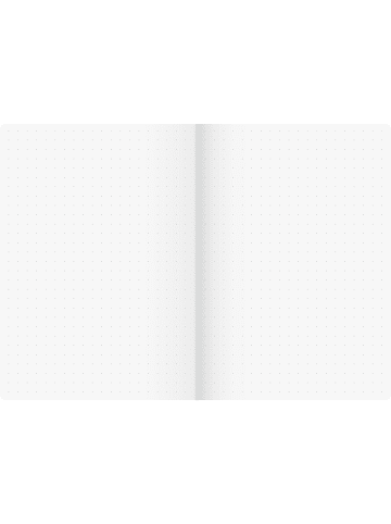 BRUNNEN Kladde Fact!plus A6 gedottet 96 Blatt 90g/qm Karton-Einband flexibel Gummizugverschluß schwarz