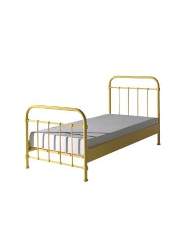 58 aufm Kessel METALLBETT Karlyn 210x111x98 aus Metall in Gelb