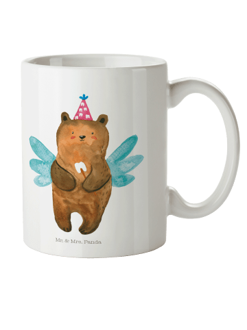 Mr. & Mrs. Panda Pott Bär Zahnfee ohne Spruch in Weiß