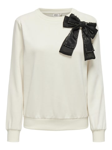 ONLY Sweatshirt in Cloud Dancer