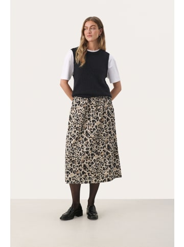 PART TWO Rock EmmelinePW Gerade Passform in Neutral Leo Print