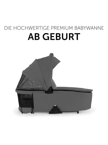 Hauck Faltbare Babywanne (Carrycot) für Walk N in schwarz,grau