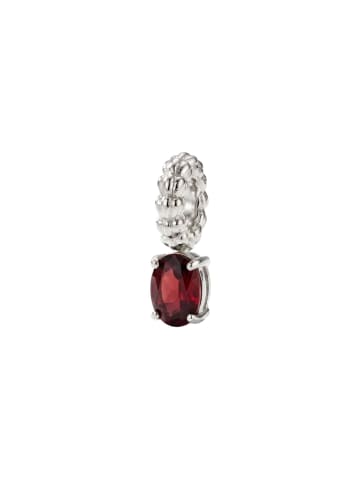 PURELEI Charm LEI Geburtsstein Januar Granat Silber