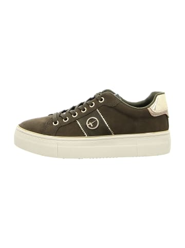 Tamaris Plateau Sneaker in Oliv