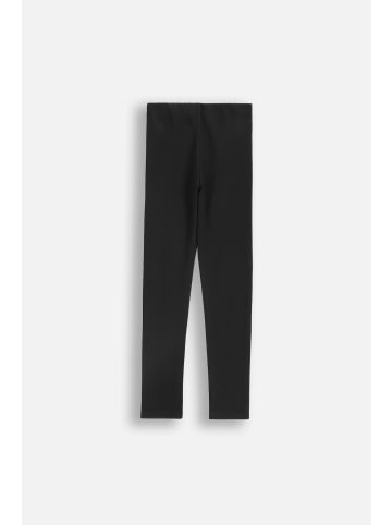 Coccodrillo Sweat-Leggings mit langem Hosenbein in schwarz