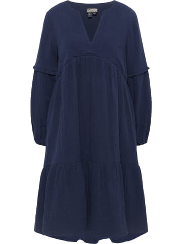 DreiMaster Damen Midikleid in Marine