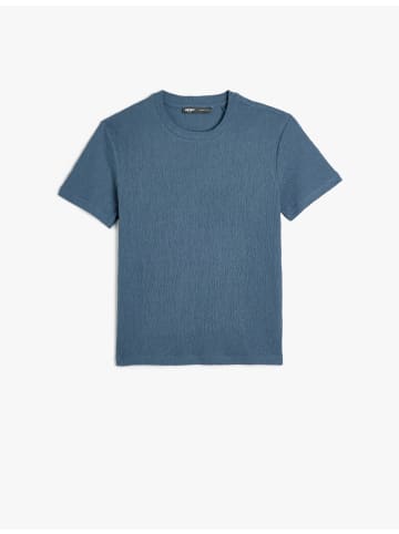 KOTON TSHIRT SS BSC in Blau