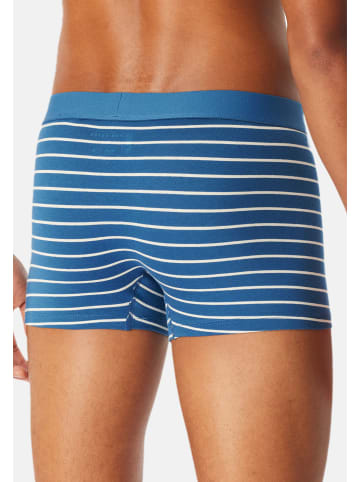 Schiesser Retro Short / Pant 95/5 Cotton in Schwarz / blau