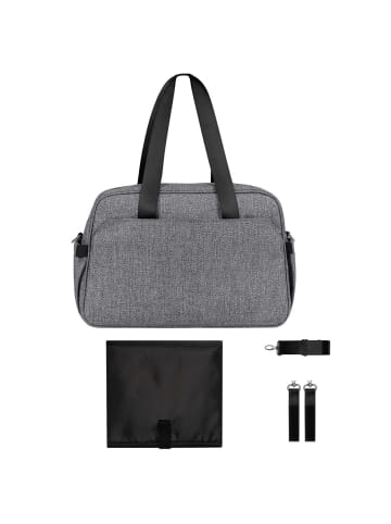 Kikkaboo Wickeltasche Chelsea in grau