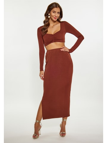 faina Damen Top in Braun