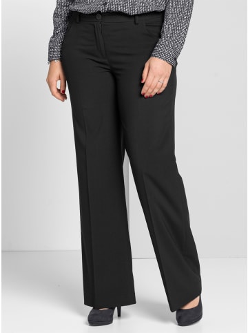 sheego Stretch-Hose in schwarz