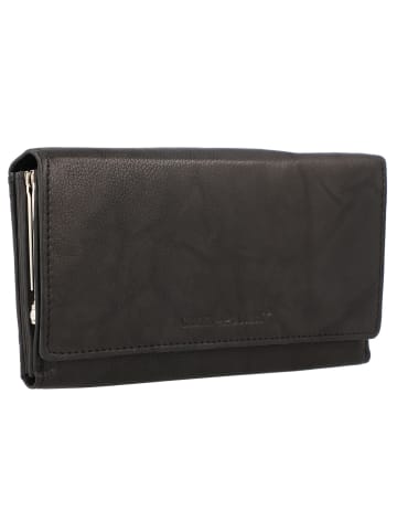 Greenburry Basic Geldbörse RFID Leder 17 cm black