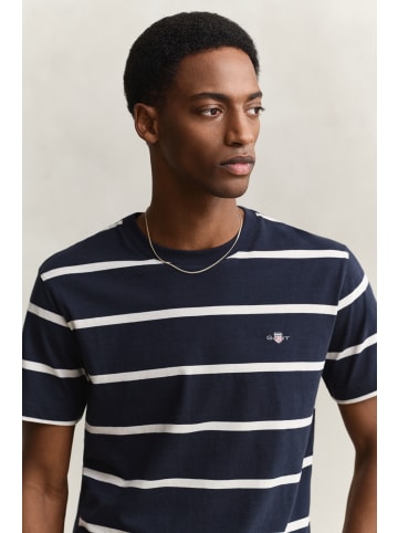 Gant T-Shirt in marine ecru - 0003