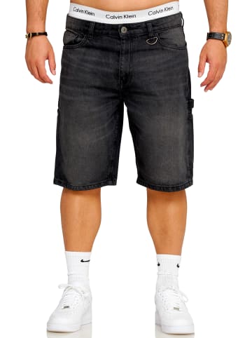 SOULSTAR Shorts - S2SAAR Kurze Hose Jeans Bermuda Carpenter Regular-Fit in Black