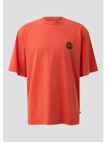 QS T-Shirt in 32D0_dunkelorange