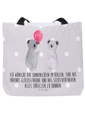 Mr. & Mrs. Panda Shopper Koala Luftballon mit Spruch in Grau Pastell