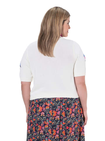 Ulla Popken Strickjacke in offwhite