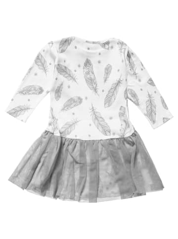 Makoma Babykleid Federn in weiss
