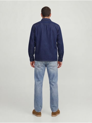 Jack & Jones Overshirt in Dark Denim 1