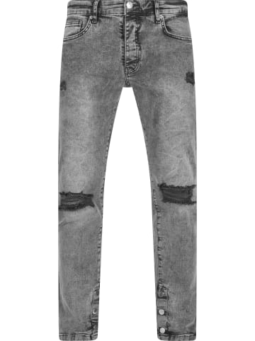 2Y Premium Tapered Jeans in black