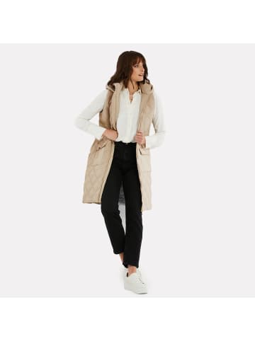 Threadbare Langweste in Taupe