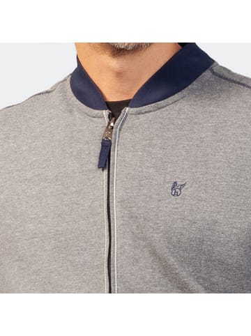 hajo Sweat Freizeitanzug in grau meliert