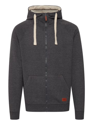 BLEND Kapuzensweatjacke BHSpeedy 20704569ME Sweatshirtjacke mit hochabschließendem Kragen in dunkelgrau