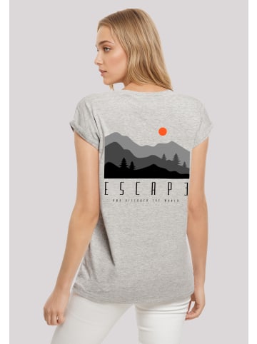 F4NT4STIC T-Shirt Discover the World Forest in grau meliert