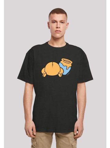 F4NT4STIC Heavy Oversize T-Shirt Disney Winnie Pooh - Puh der Bär in schwarz