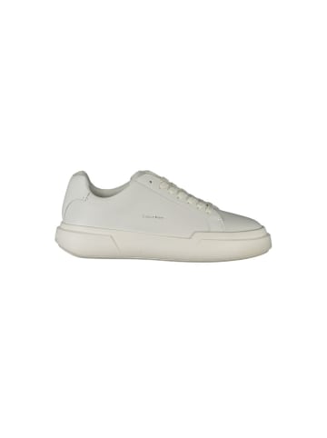 Calvin Klein Weiße Polyurethan-Sneaker