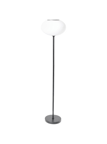 Beliani Stehlampe für den Außenbereich LUMBE in Weiß/Schwarz