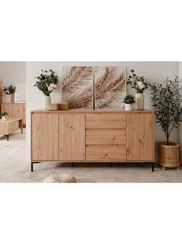 CALICOSY Sideboard PLOCK in Helles - (W) 170 x (H) 87 x (L) 40 cm