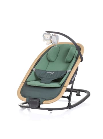Chipolino Babywippe Senso Holzoptik in grün
