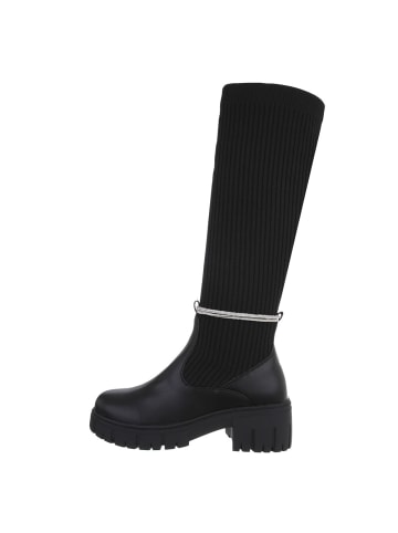 Ital-Design Stiefel in Schwarz