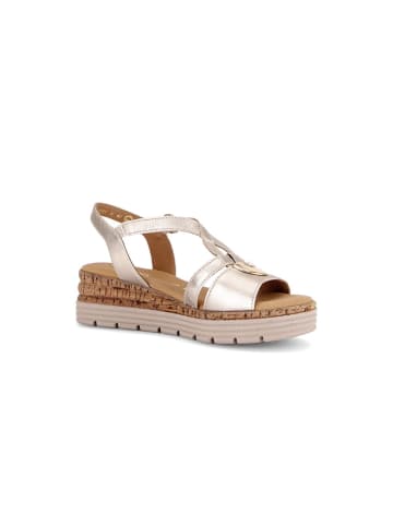 Gabor Plateau Sandalen in gold