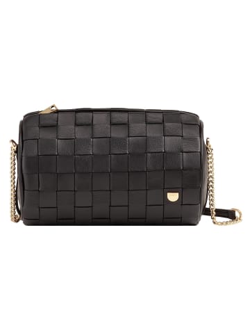 DuDu Abigail Umhängetasche Leder 19.5 cm in black rose