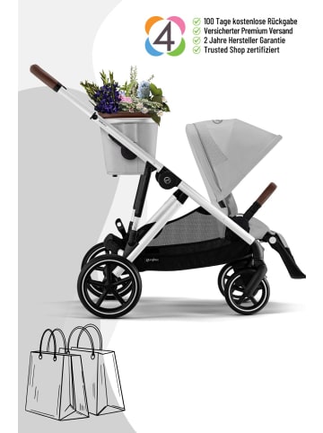 Cybex Cybex Gazelle S Kinderwagen - Farbe: Stone Grey / Gestell Silver