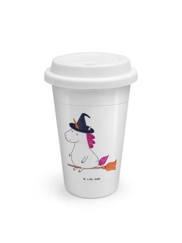 Mr. & Mrs. Panda Thermobecher Einhorn Hexe ohne Spruch in Weiß