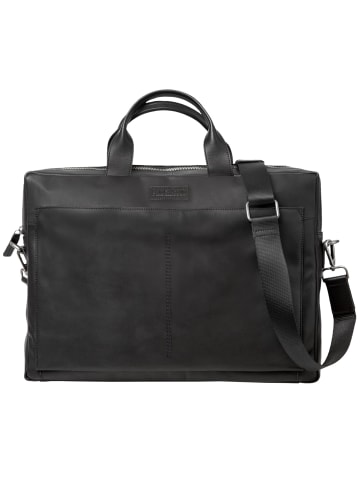 Pride and Soul Mover Aktentasche Leder 37 cm Laptopfach in schwarz