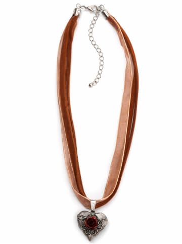 Allgäu Rebell Trachtenkette " Gerda " in braun