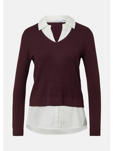 comma Strickpullover in 4922_bordeaux