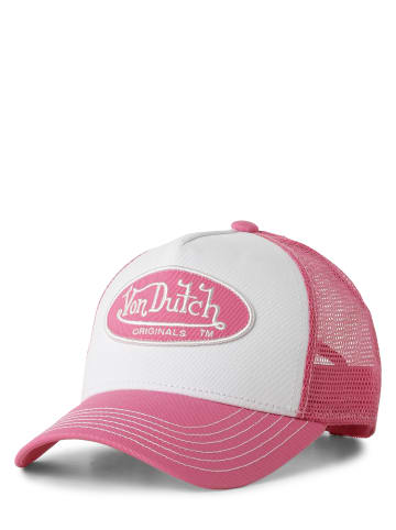 Von Dutch Cap Boston in pink weiß