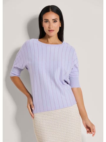 MADELEINE Oversize-Pullover mit Glanz-Effekt in hellamethyst