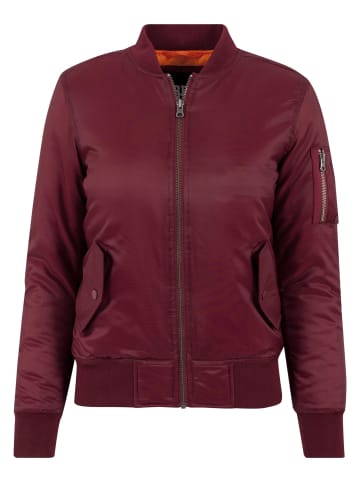 Urban Classics Bomberjacken in burgundy