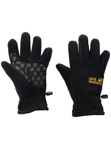 Jack Wolfskin Handschuhe Fleece in Schwarz