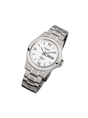 Regent Analog-Armbanduhr Regent Metallarmband silber mittel (ca. 38mm)