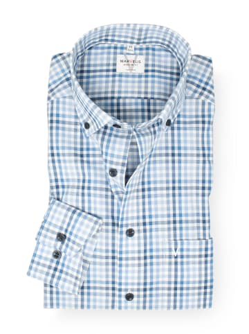 MARVELIS Modern Fit Businesshemd in Bleu 15